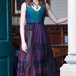 Anthropologie Niki Mahajan Montage Maxi Dress - Size 6
